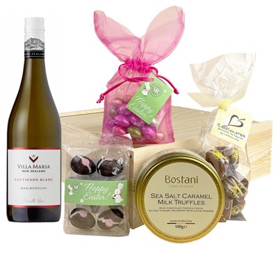 Villa Maria Private Bin Sauvignon Blanc 75cl White Wine And Easter Gift Box